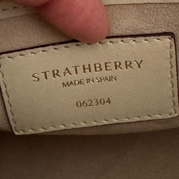 Strathberry East/West Quilting Flap Nappa Bag - Picture 9 of 10